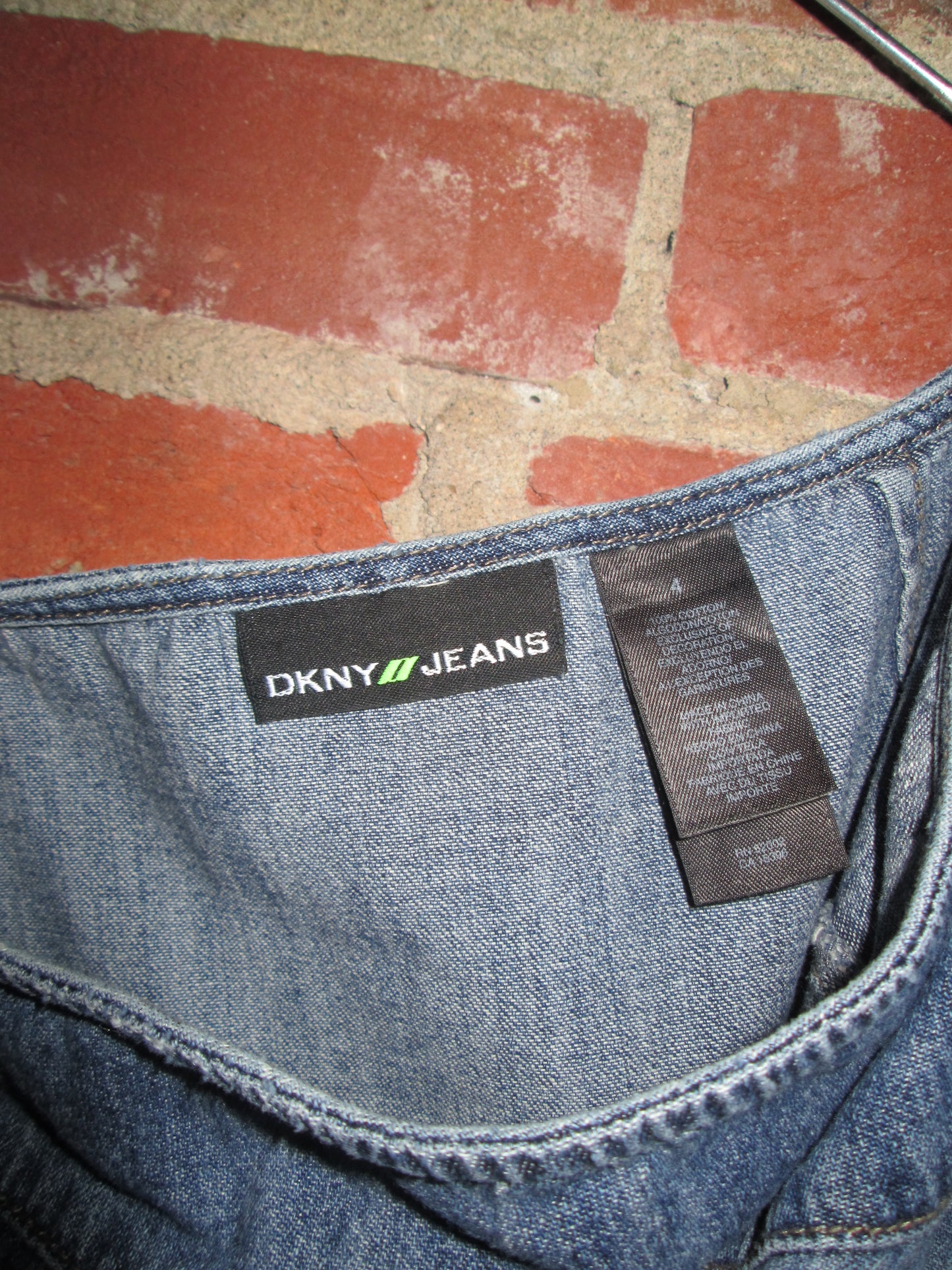 Vintage DKNY Jeans Denim Midi Skirt