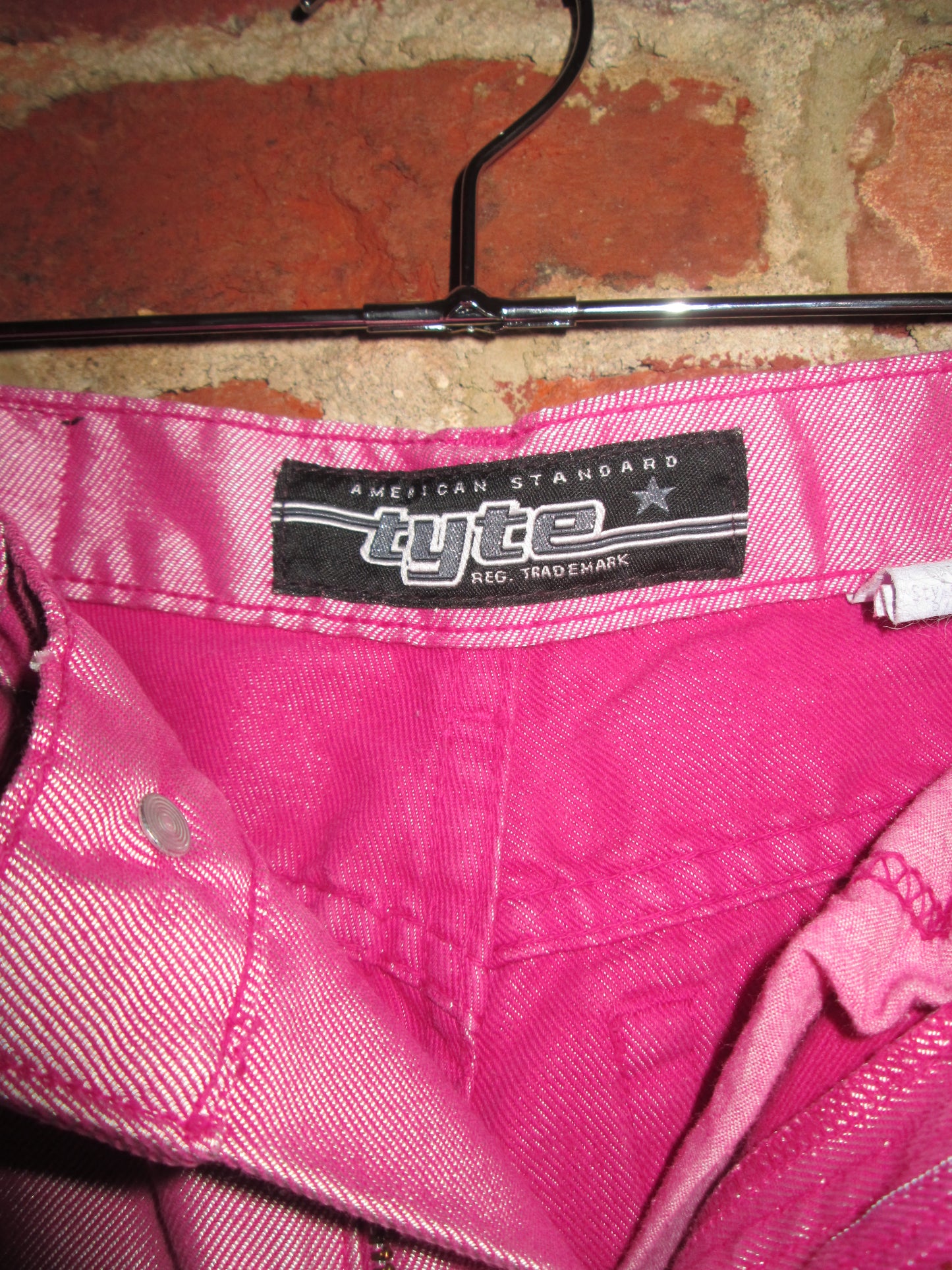 Vintage Metallic Pink Pant