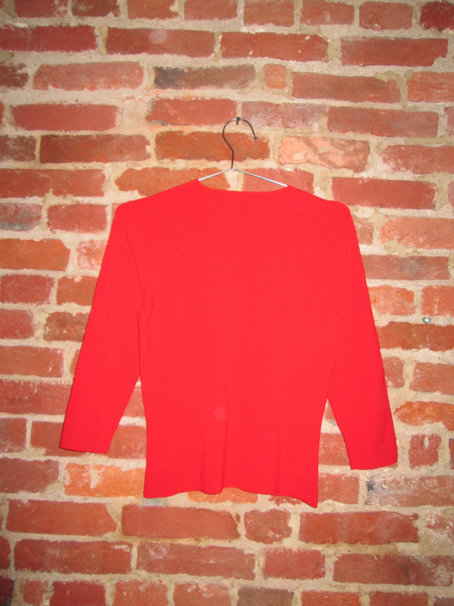 Vintage Red Keyhole Top