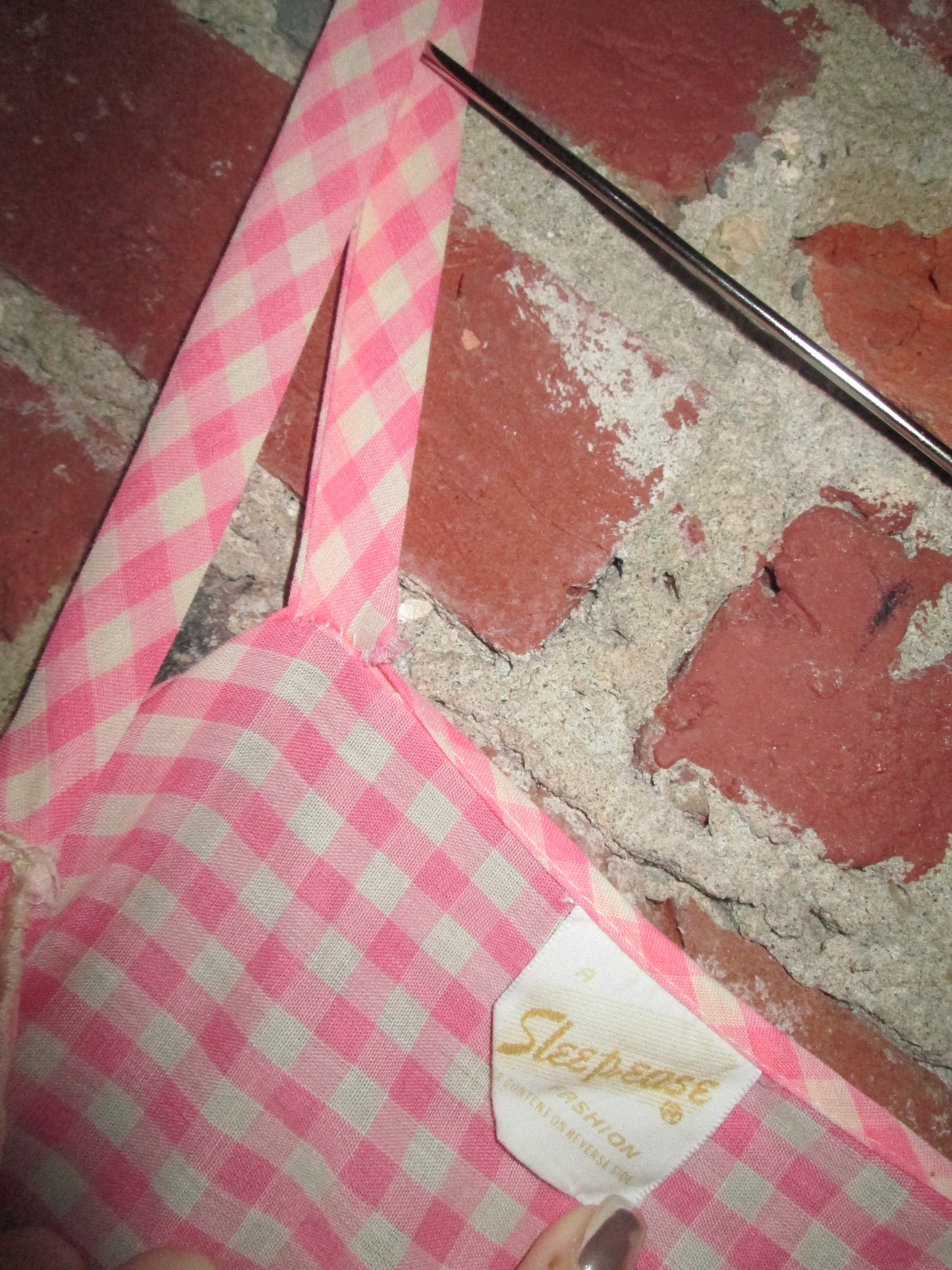 Vintage Gingham Maxi Dress