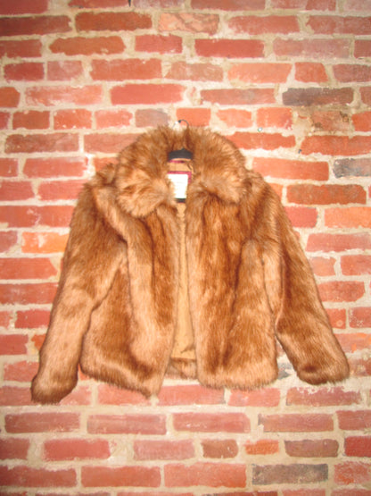 Vintage Abercrombie & Fitch Faux Fur Coat