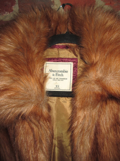 Vintage Abercrombie & Fitch Faux Fur Coat