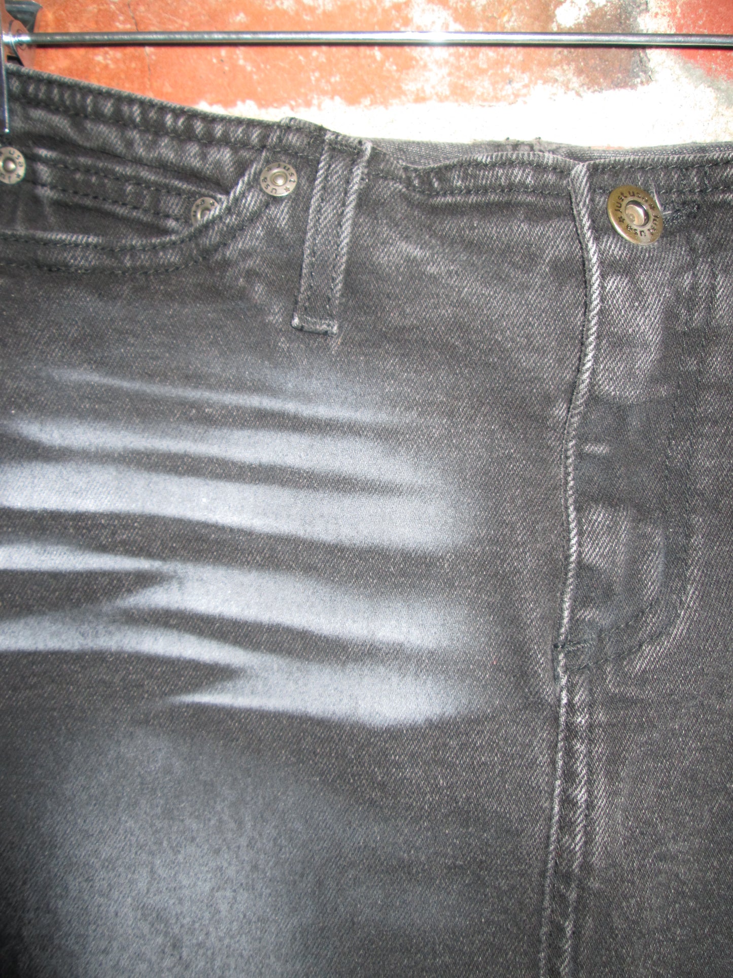 Vintage Denim Midi Skirt