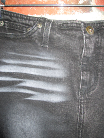 Vintage Denim Midi Skirt