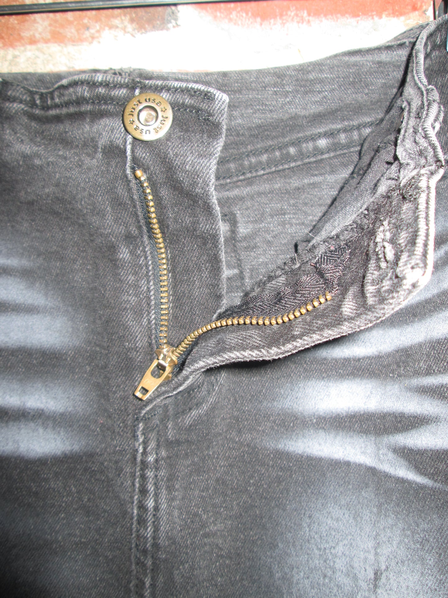 Vintage Denim Midi Skirt