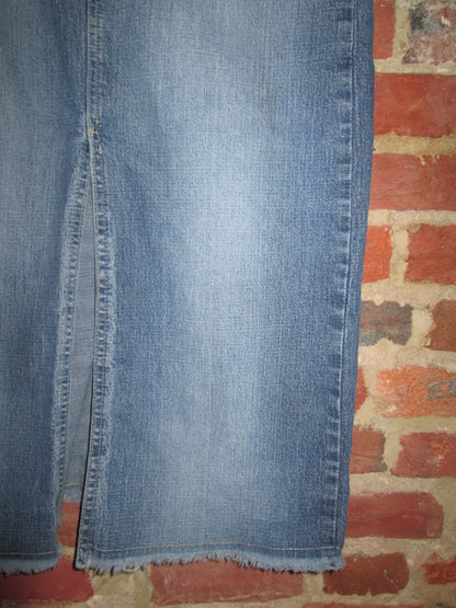 Vintage Long Denim Skirt