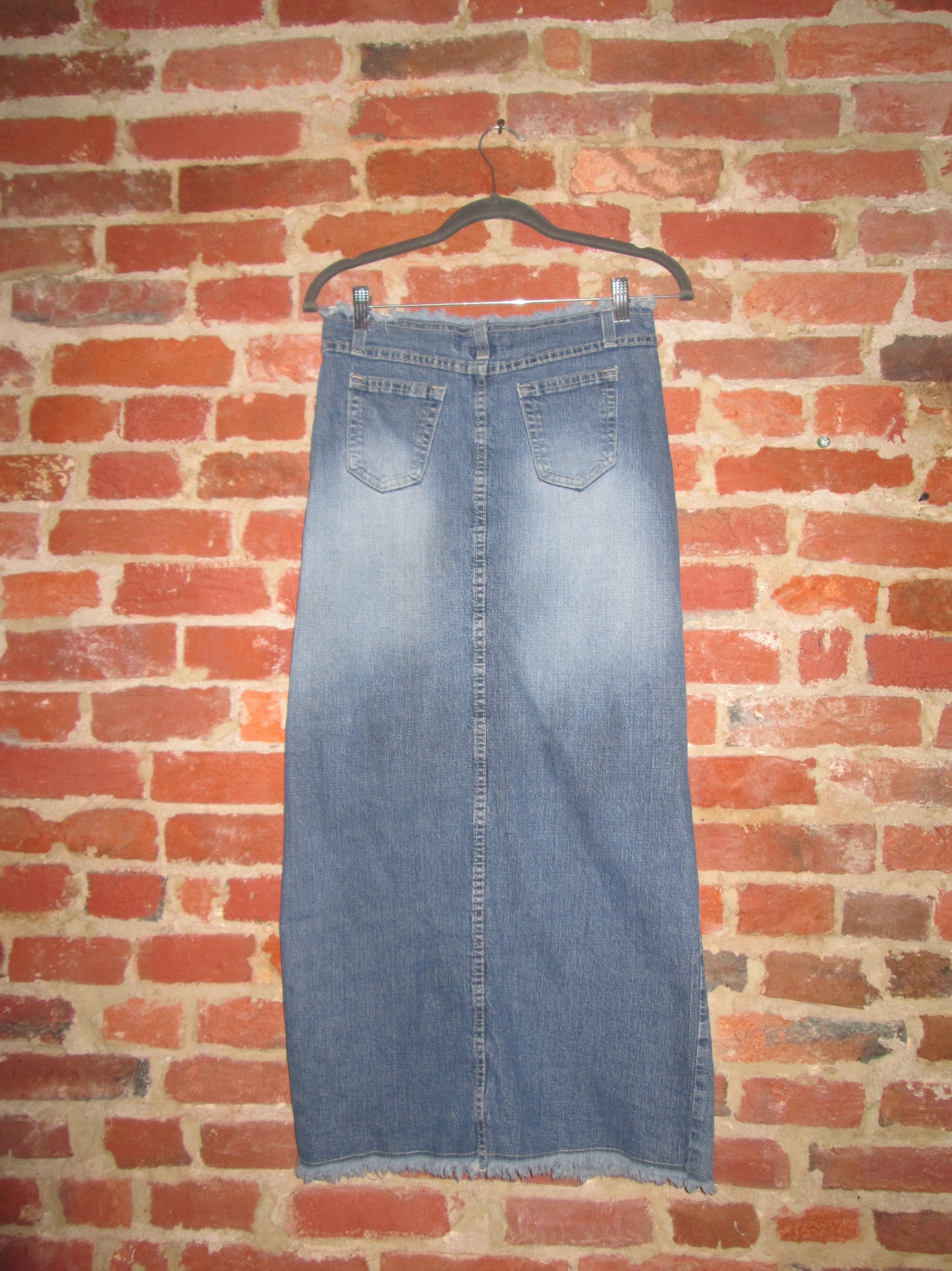 Vintage Long Denim Skirt