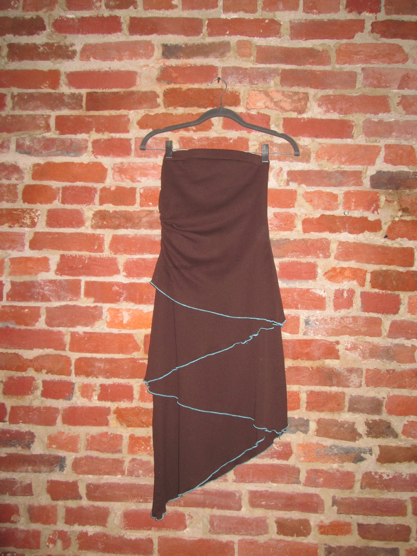 Vintage Strapless Midi Dress