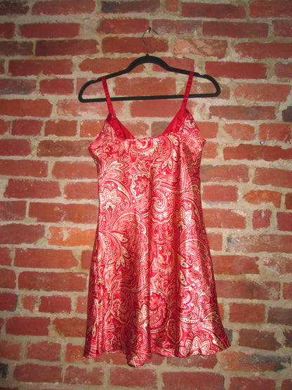 Vintage Silk Mini Dress