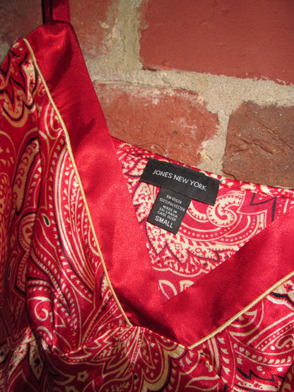 Vintage Silk Mini Dress