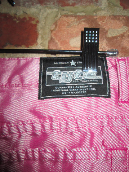 Vintage Metallic Pink Pant