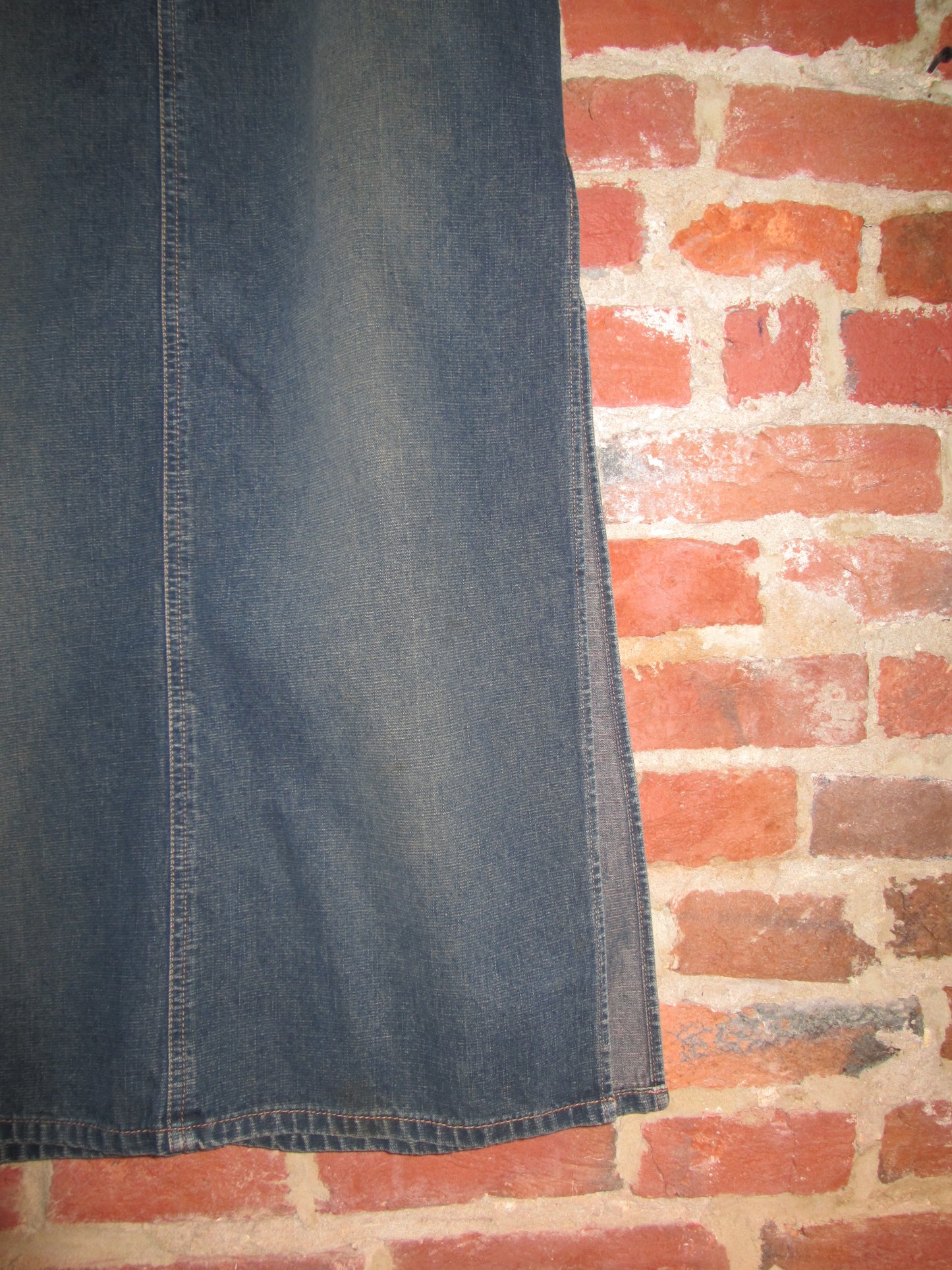 Vintage Denim Maxi Skirt