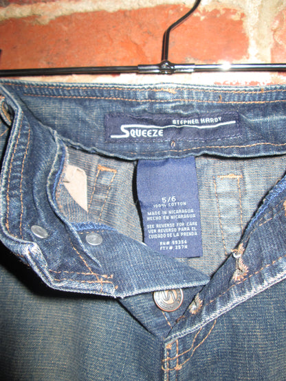 Vintage Denim Maxi Skirt