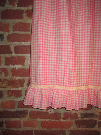 Vintage Gingham Maxi Dress